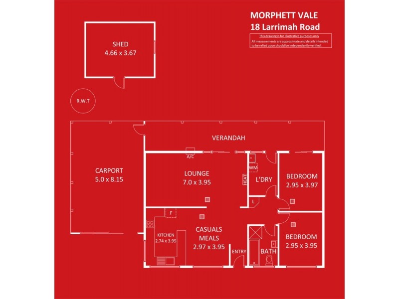 18 Larrimah Road, Morphett Vale SA 5162 Floorplan
