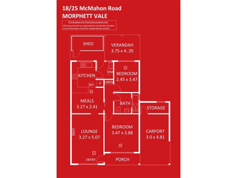 18/25 McMahon Road, Morphett Vale SA 5162 Floorplan