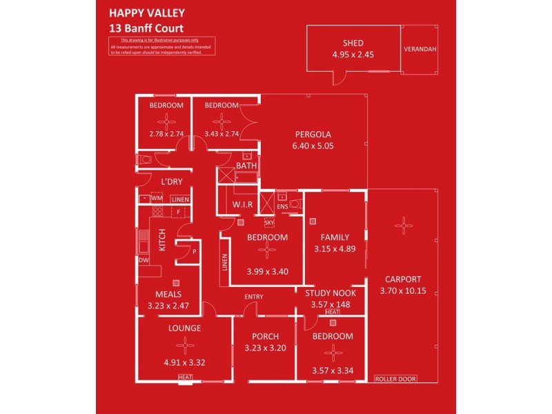 13 Banff Court, Happy Valley SA 5159 Floorplan