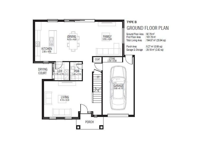 TYBE B/71-79 Admiralty Place, Sydenham VIC 3037