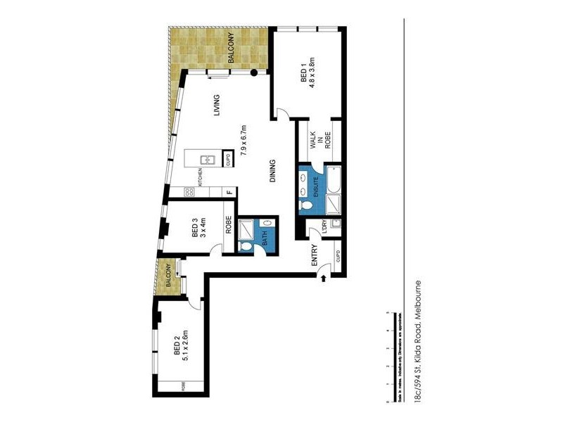 1802/594 St Kilda Road, Melbourne VIC 3004