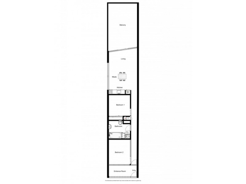 1310/555 Flinders Street, Melbourne VIC 3000 Floorplan