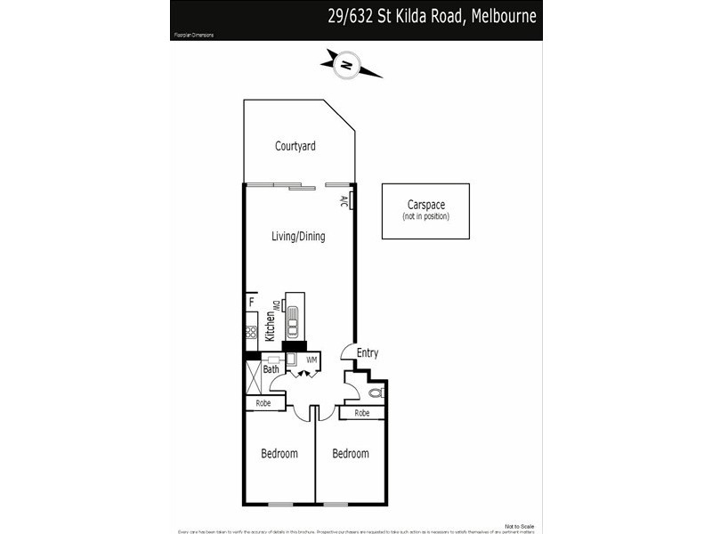 29/632 St Kilda Road, Melbourne VIC 3004 Floorplan
