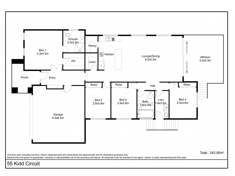 55 Kidd Circuit, Goulburn NSW 2580 Floorplan