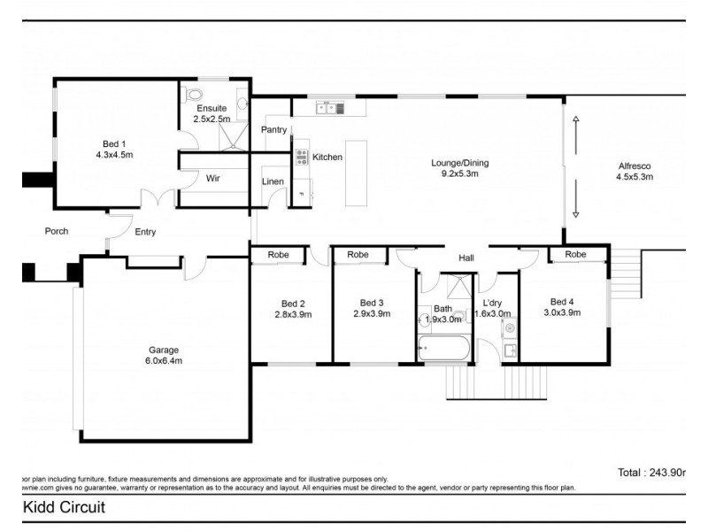 55 Kidd Circuit, Goulburn NSW 2580 Floorplan