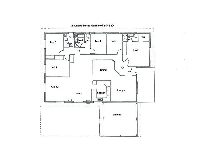 2 Burnard Street, Normanville SA 5204 Floorplan
