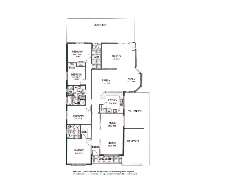 19 Marrata Street Carrickalinga Sands, Normanville SA 5204 Floorplan