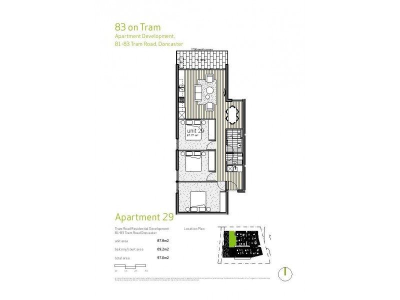 Apt 29/81-83 Tram Road, Doncaster VIC 3108 Floorplan