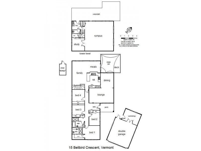 15 Bellbird Crescent, Vermont VIC 3133 Floorplan
