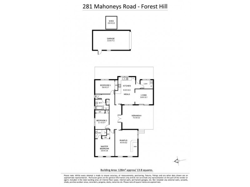 281 Mahoneys Road, Forest Hill VIC 3131 Floorplan