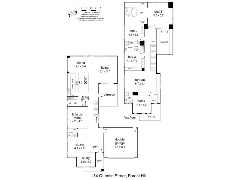 34 Quentin Street, Forest Hill VIC 3131 Floorplan