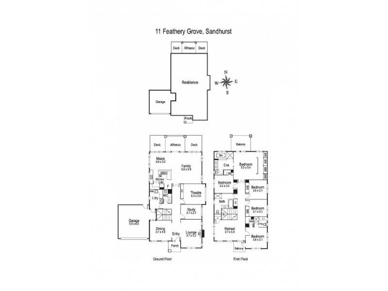 11 Feathery Grove, Sandhurst VIC 3977 Floorplan