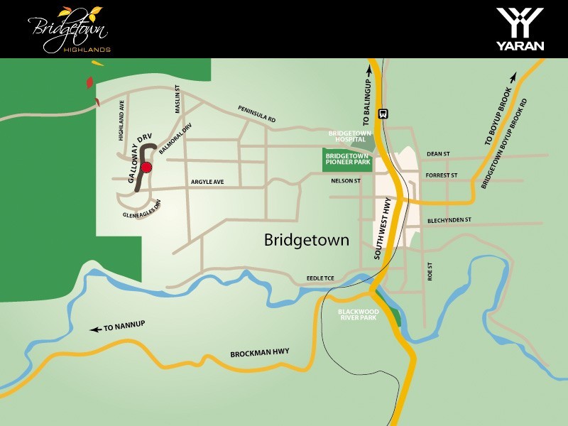 Aberdeen Avenue & Galloway Drive, Bridgetown WA 6255