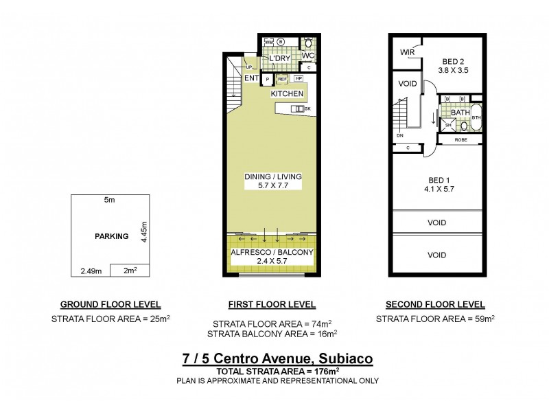 7/5 Centro Avenue, Subiaco WA 6008 Floorplan