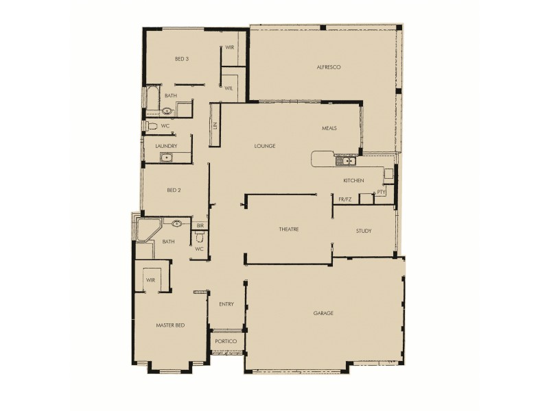 33 Cervantes Drive, Erskine WA 6210 Floorplan