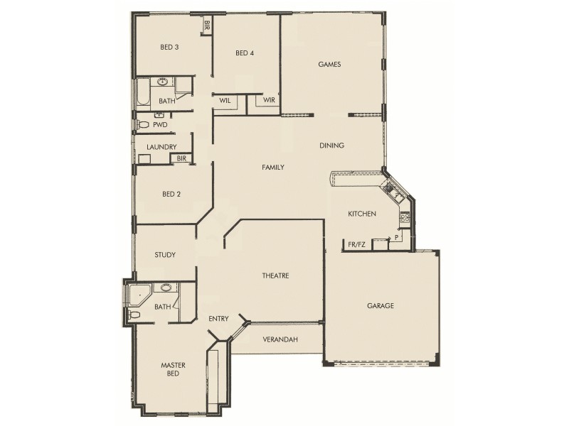 9 Marsdenia Road, Halls Head WA 6210 Floorplan