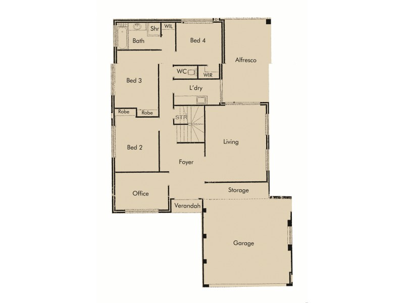 24 Sugarwood Terrace, Halls Head WA 6210 Floorplan