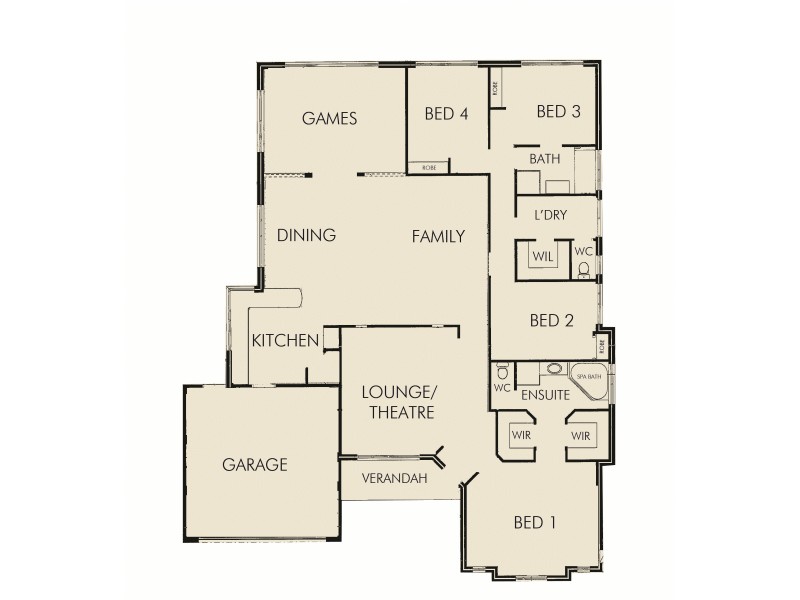 83 Meadow Springs Drive, Meadow Springs WA 6210 Floorplan