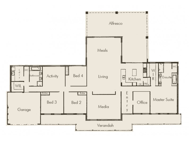 4 Yalgorup Drive, Bouvard WA 6211 Floorplan