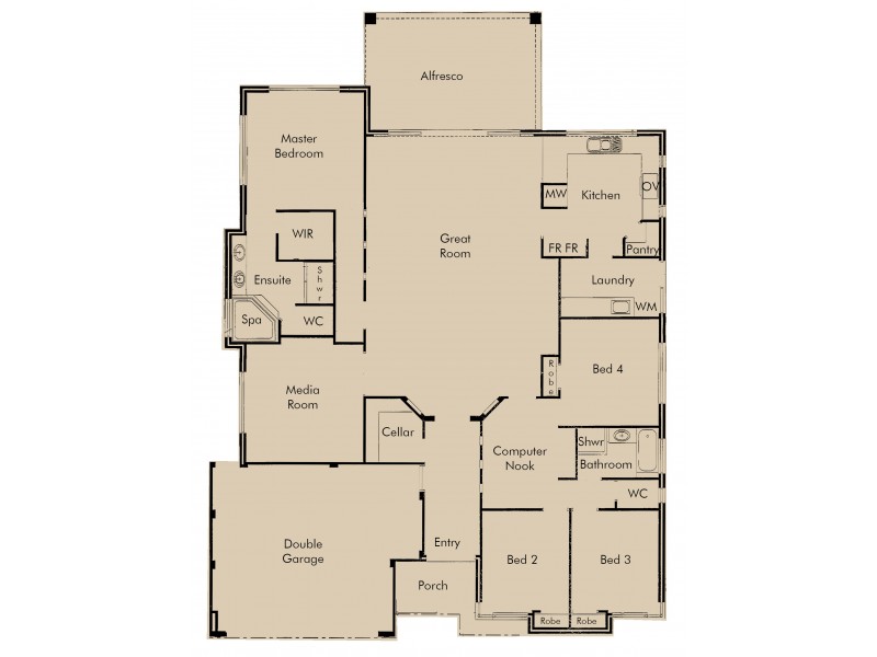 37 Bookleaf Loop, Halls Head WA 6210 Floorplan