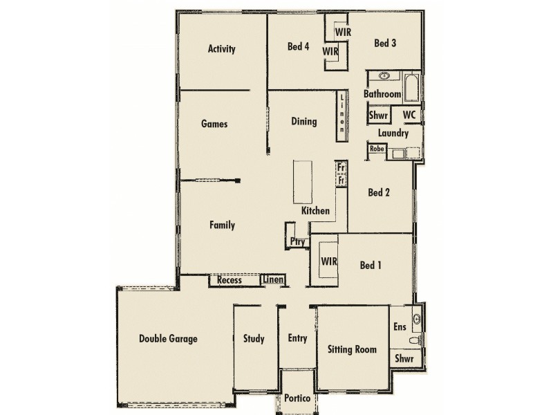 6 Moonbrook Way, Meadow Springs WA 6210 Floorplan