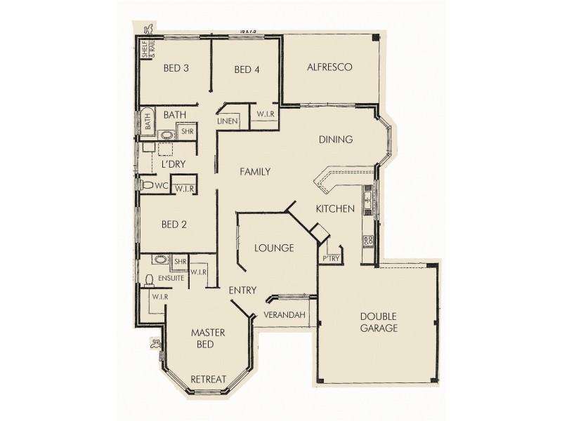 50 Summerlea Avenue, Meadow Springs WA 6210 Floorplan