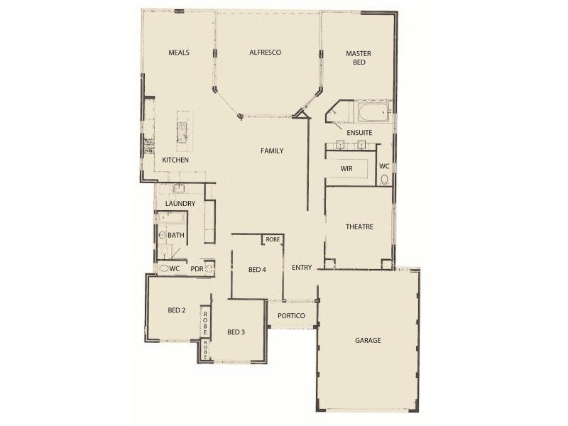 305 Peelwood Parade, Halls Head WA 6210 Floorplan
