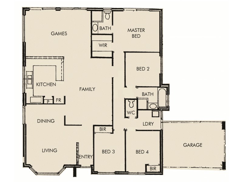 1 Rochester Way, Meadow Springs WA 6210 Floorplan