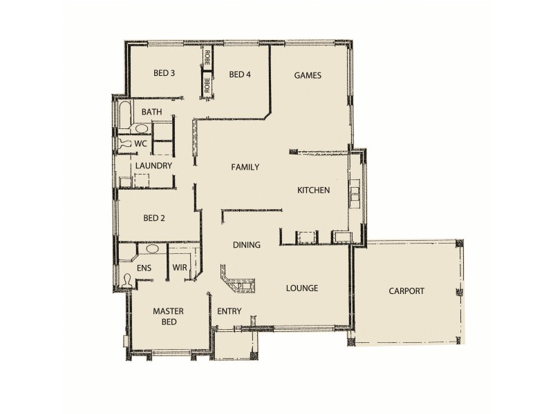 8 Pennington Gardens, Erskine WA 6210 Floorplan