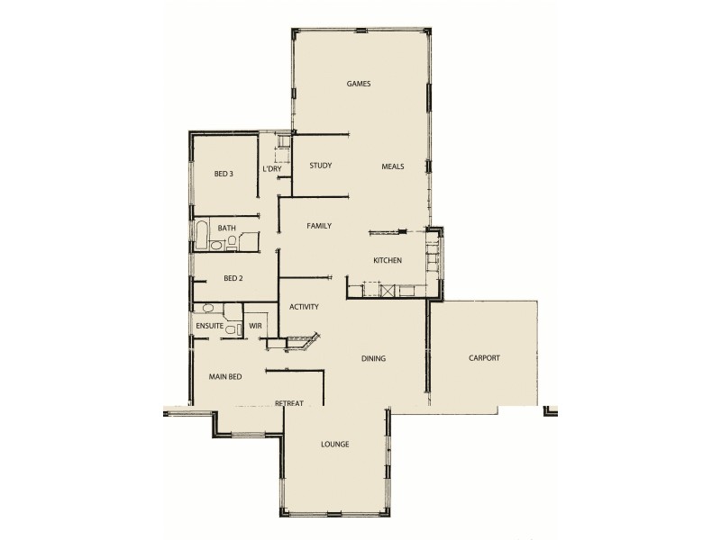 3 Redhill Place, Greenfields WA 6210 Floorplan