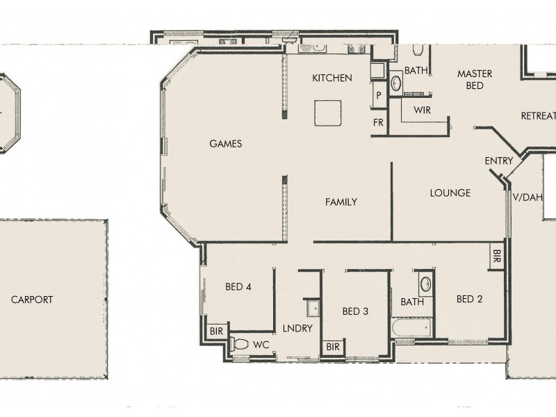 57 Wilderness Drive, Dawesville WA 6211 Floorplan
