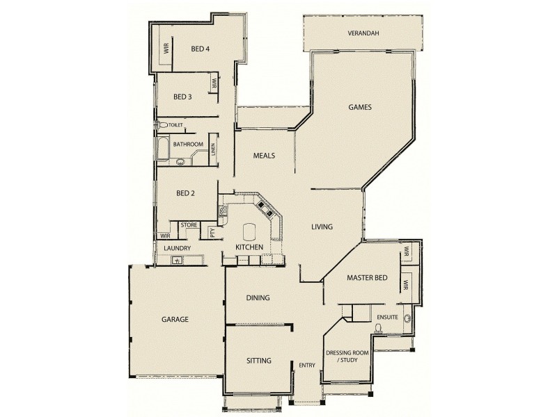 17 Fairborn Retreat, Meadow Springs WA 6210 Floorplan
