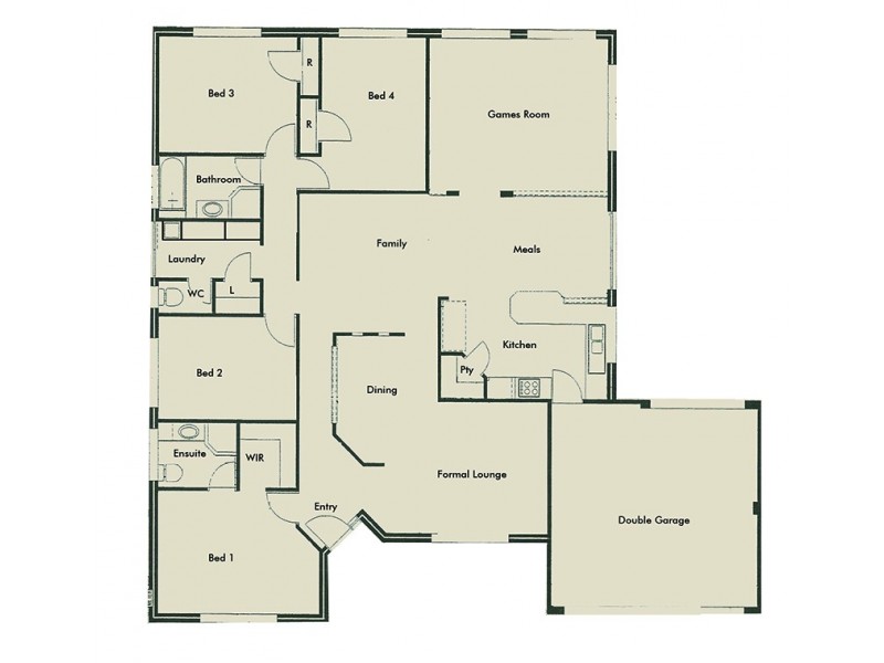 26 Suncrest Meander, Meadow Springs WA 6210 Floorplan