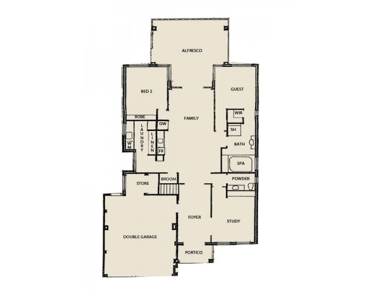 43 Leisure Way, Halls Head WA 6210 Floorplan
