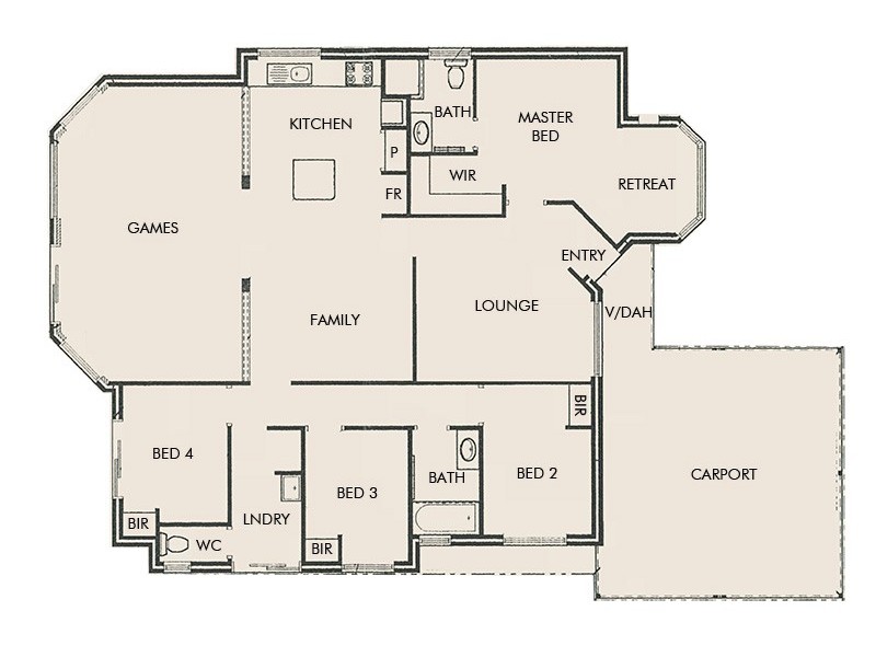 57 Wilderness Drive, Dawesville WA 6211 Floorplan