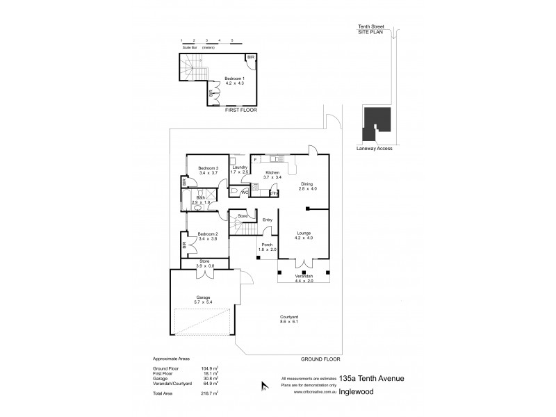 135A Tenth Avenue, Inglewood WA 6052 Floorplan