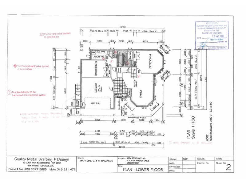 14 Harvey Drive, Ledge Point WA 6043 Floorplan