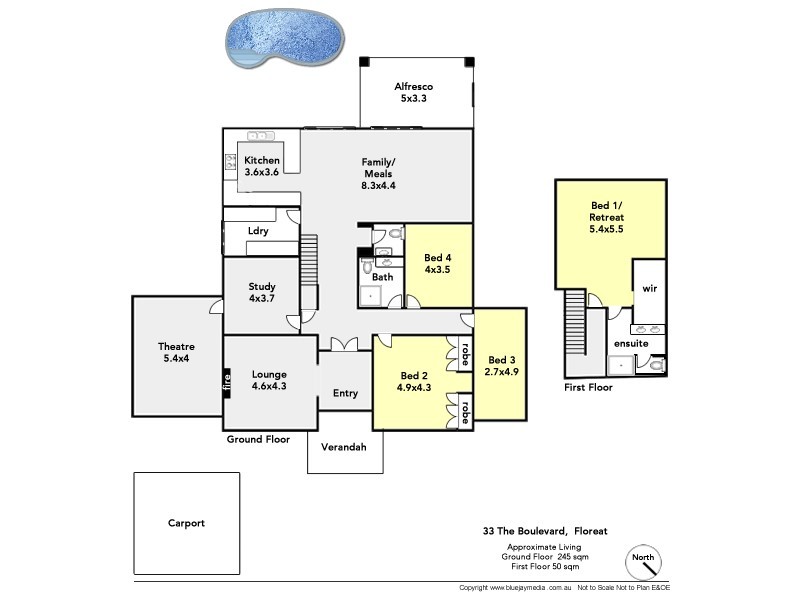 33 The Boulevard, Floreat WA 6014 Floorplan