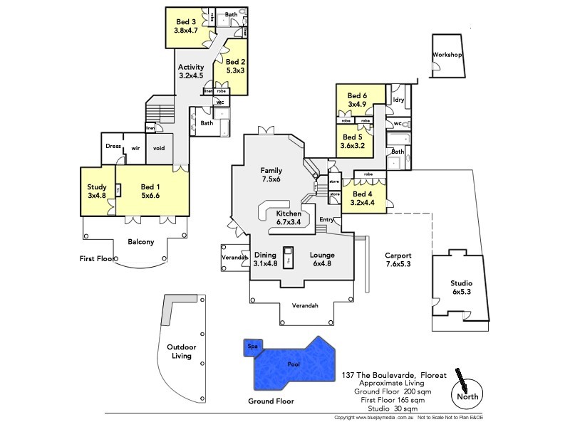 137 The Boulevard, Floreat WA 6014 Floorplan