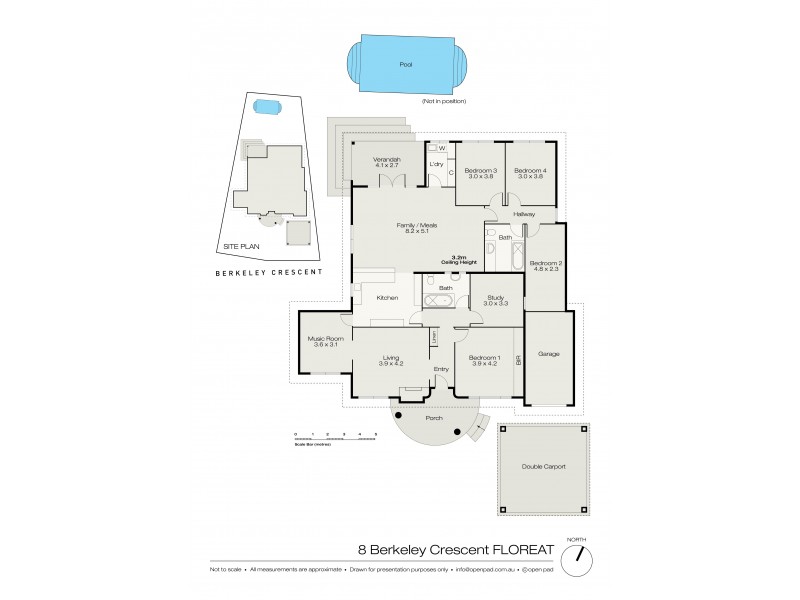 8 Berkeley Crs, Floreat WA 6014 Floorplan
