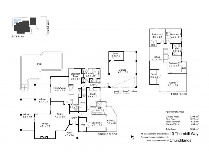 10 Thornbill Way, Churchlands WA 6018 Floorplan