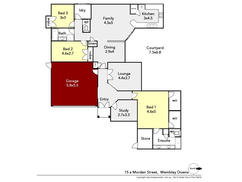 15A Morden Street, Wembley Downs WA 6019 Floorplan