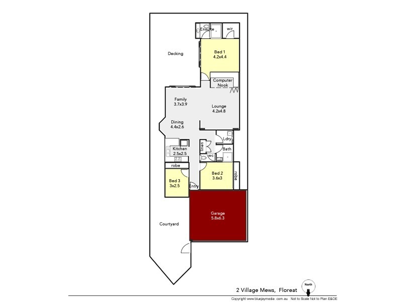 2 Village Mews, Floreat WA 6014 Floorplan