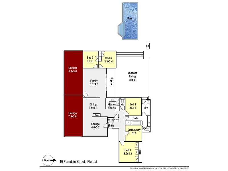 19 Ferndale Street, Floreat WA 6014 Floorplan
