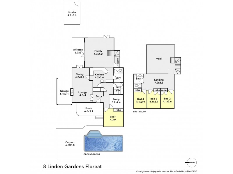 8 Linden Gardens, Floreat WA 6014 Floorplan