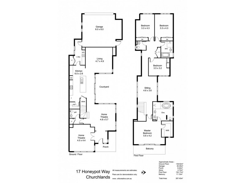 17 Honeypot Way, Churchlands WA 6018 Floorplan