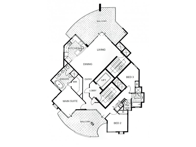 6/152 Mill Point Road, South Perth WA 6151 Floorplan