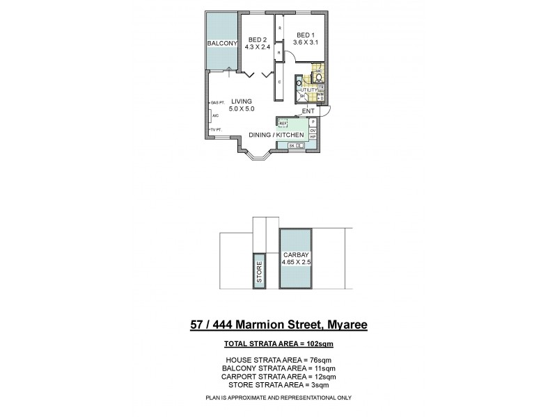 57/444 Marmion Street, Myaree WA 6154 Floorplan