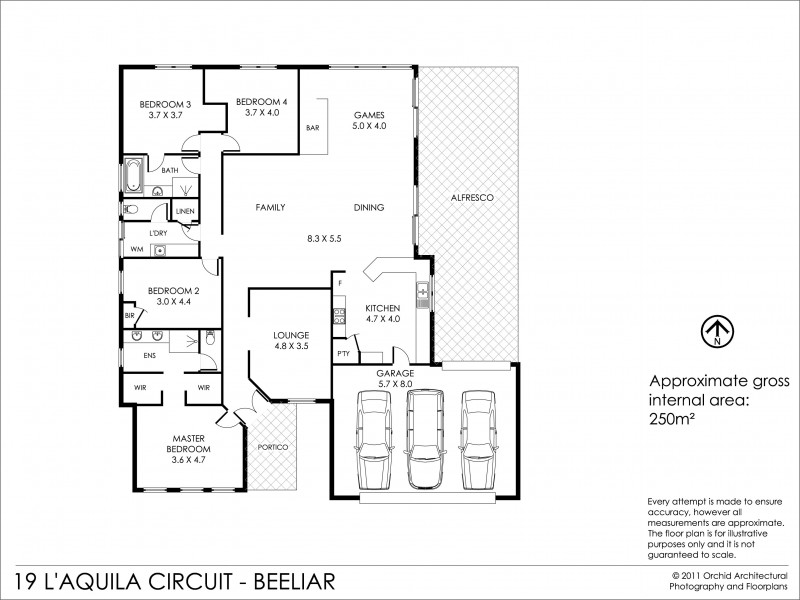 19 L’Aquila Circle, Beeliar WA 6164 Floorplan