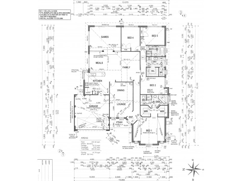 3 Armand Drive, Aubin Grove WA 6164 Floorplan